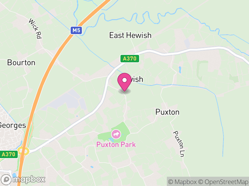 Map of Puxton, North Somerset