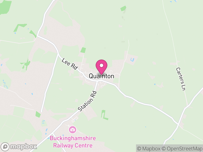 Map of Quainton, Buckinghamshire