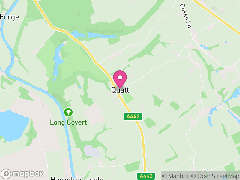 Map of Quatt Malvern, England
