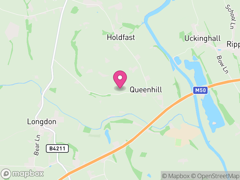 Map of Queenhill, Malvern Hills
