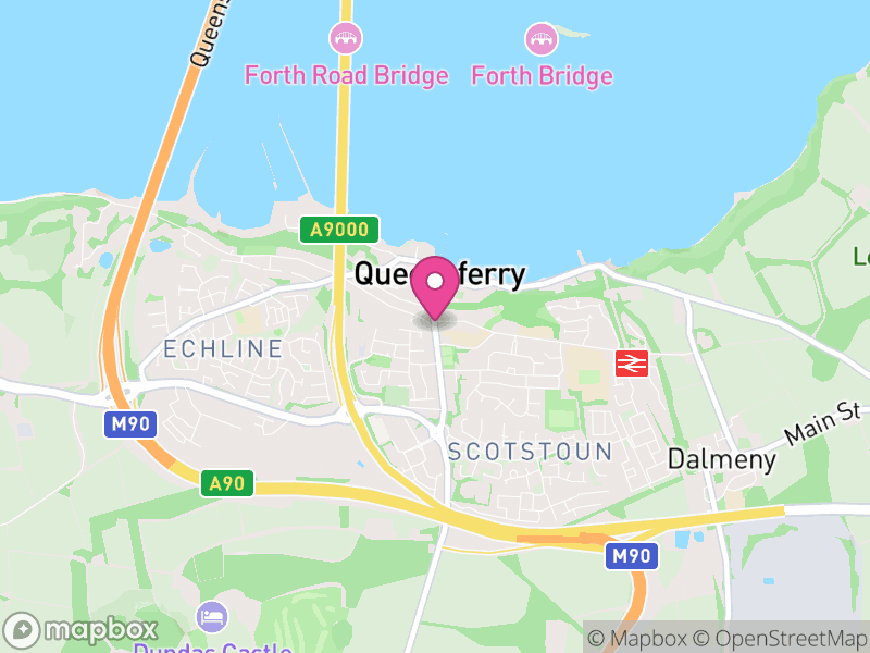 Map of Queensferry, Flintshire