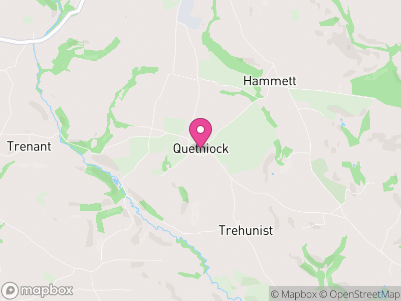 Map of Quethiock, Cornwall