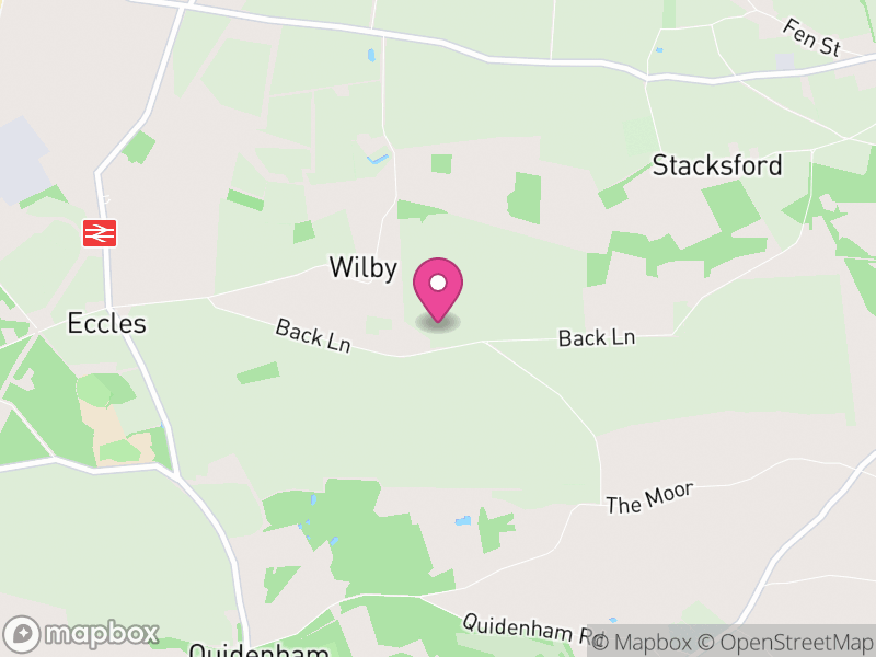 Map of Quidenham, Breckland