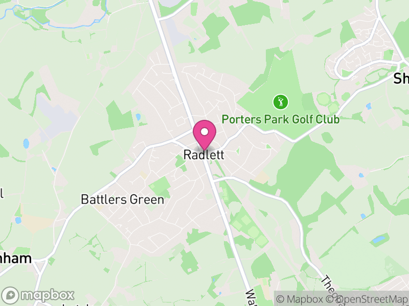 Map of Radlett