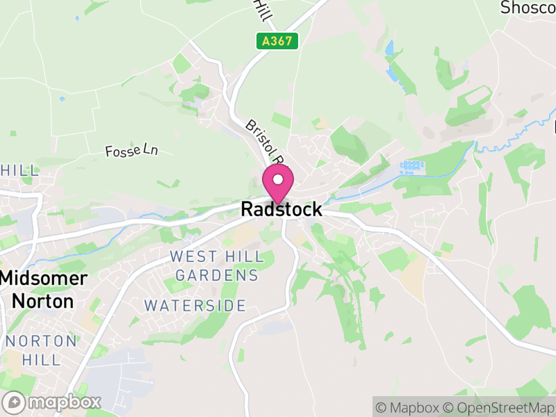 Map of Radstock, Bath and North East Somerset
