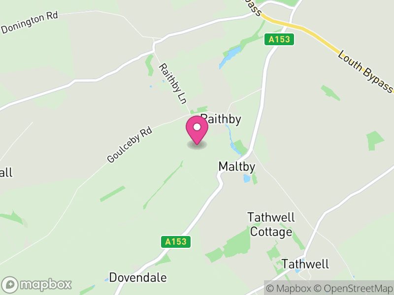 Map of Raithby cum Maltby, East Lindsey