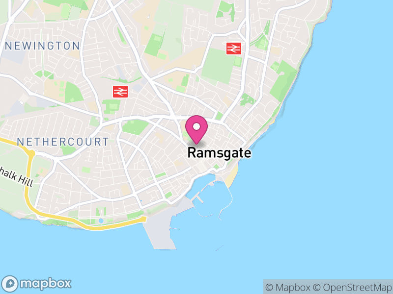 Map of Ramsgate, Thanet