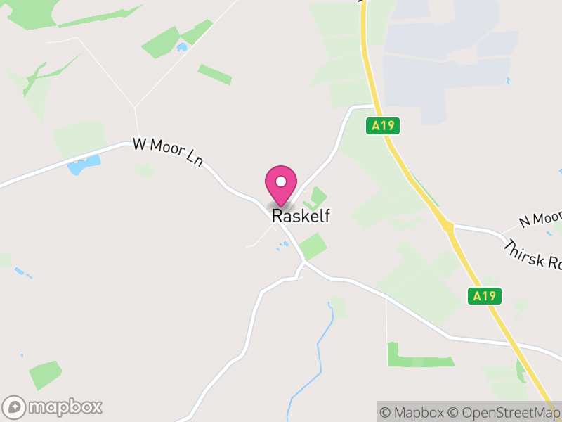 Map of Raskelf, North Yorkshire