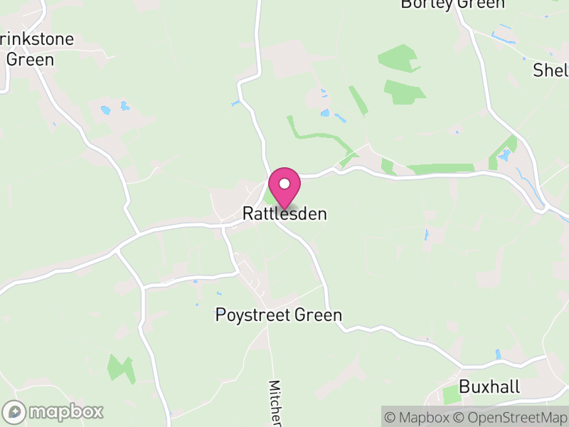 Map of Rattlesden, Mid Suffolk