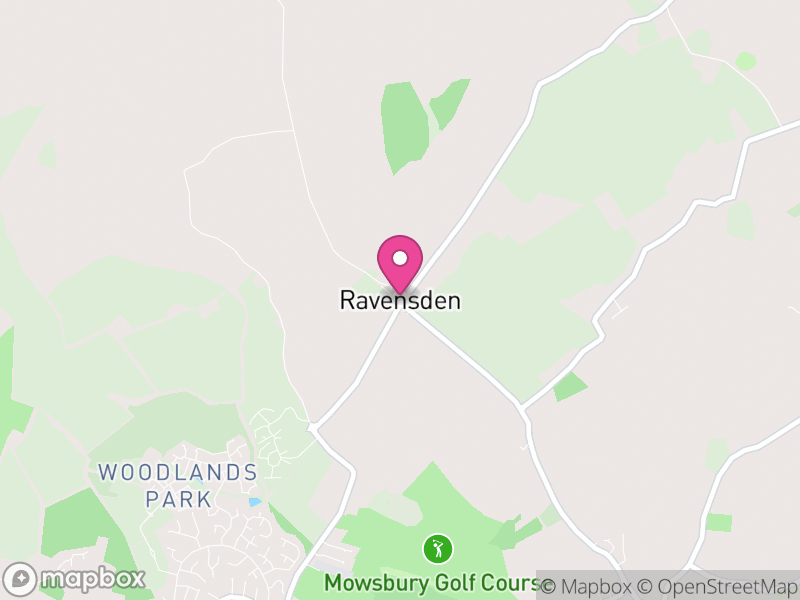 Map of Ravensden, Bedford