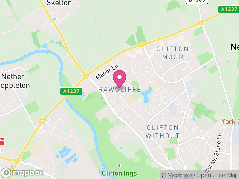 Map of Rawcliffe, York