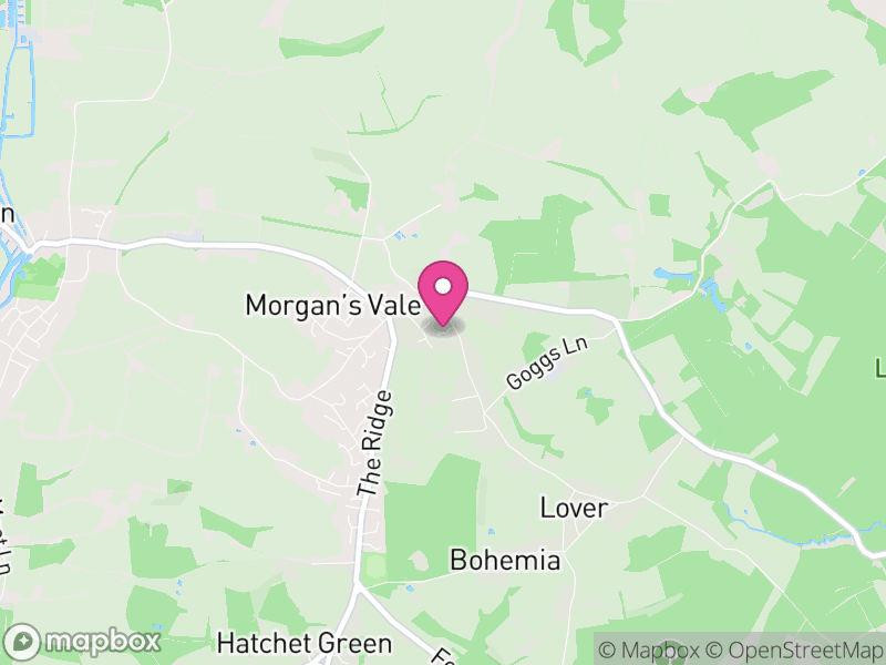 Map of Redlynch, Wiltshire