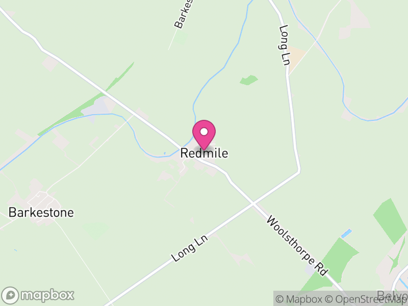 Map of Redmile, Melton