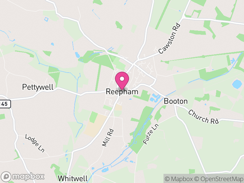 Map of Reepham, Broadland
