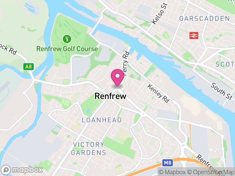 Map of Renfrew