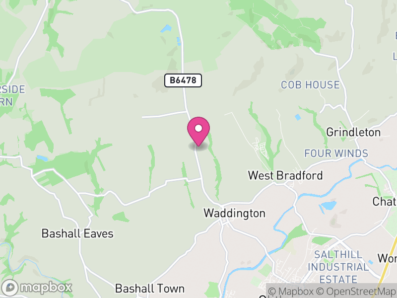 Map of Ribble Valley, Lancashire