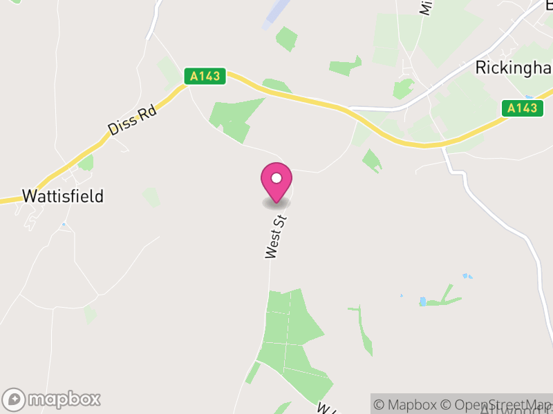 Map of Rickinghall Inferior, Mid Suffolk