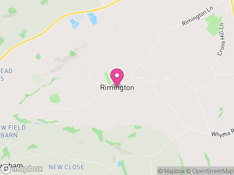 Map of Rimington, Ribble Valley