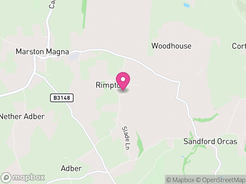 Map of Rimpton, Somerset
