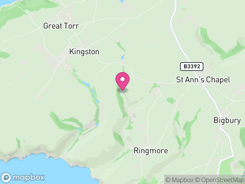 Map of Ringmore, South Hams
