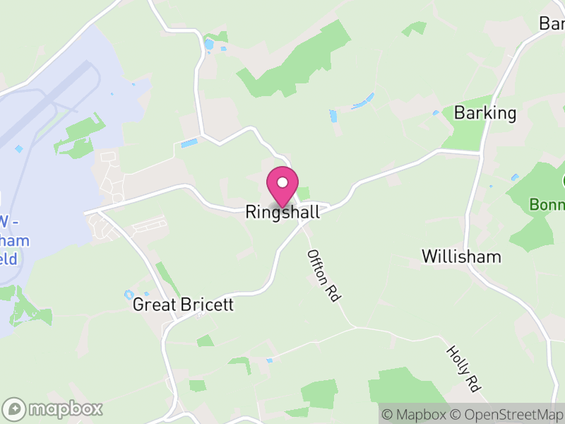Map of Ringshall, Mid Suffolk