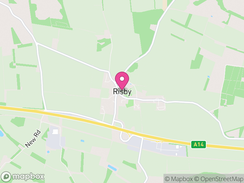 Map of Risby, West Suffolk