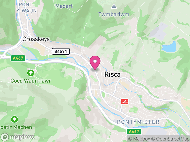Map of Risca