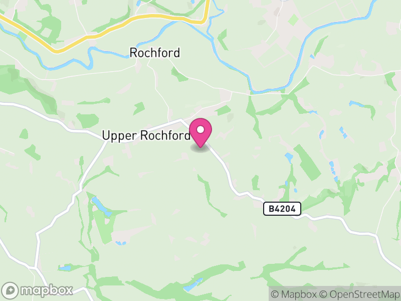 Map of Rochford, Malvern Hills