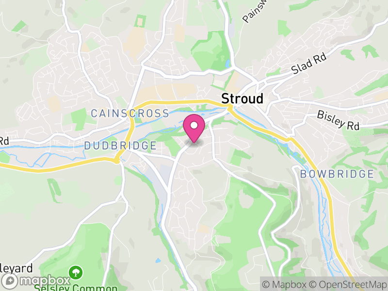 Map of Rodborough, Stroud