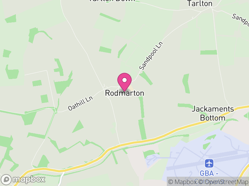 Map of Rodmarton, Cotswold