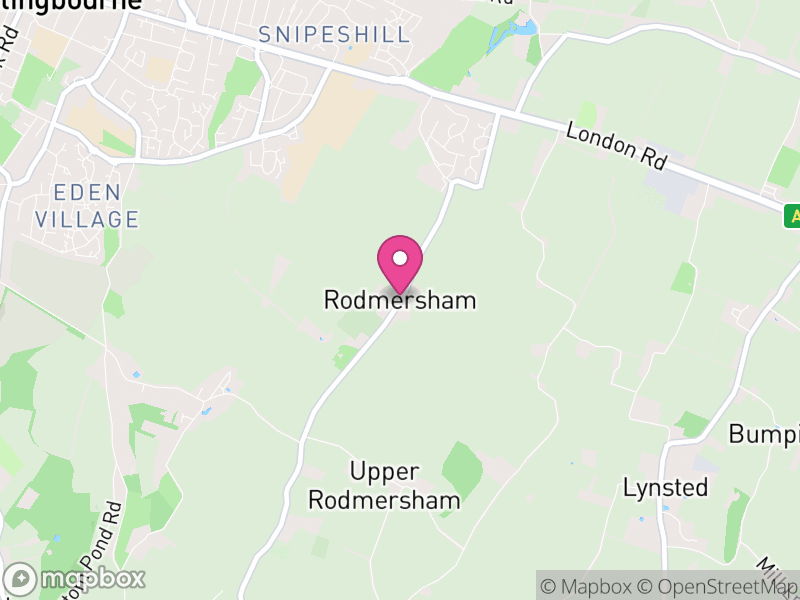Map of Rodmersham, Swale