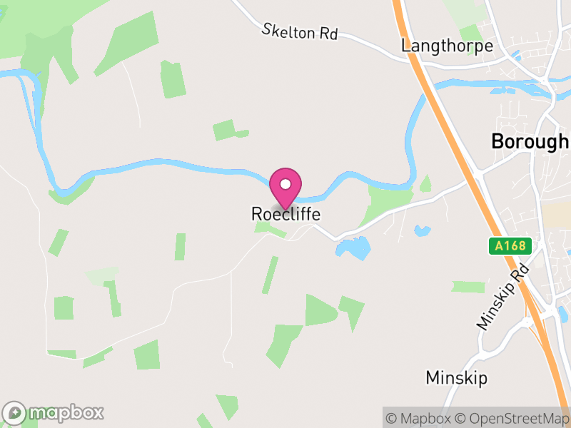 Map of Roecliffe, North Yorkshire