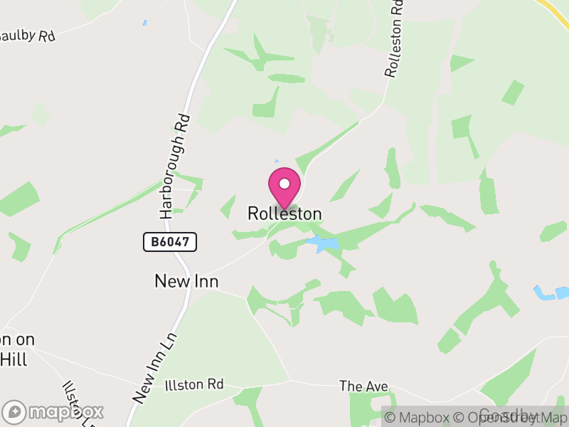 Map of Rolleston, Harborough