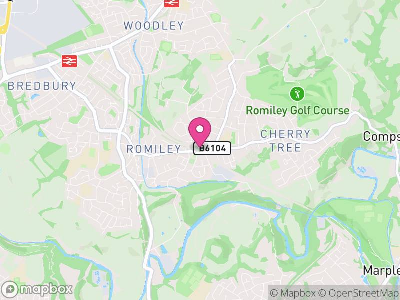 Map of Romiley