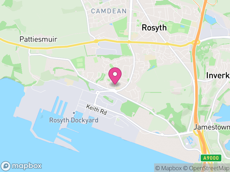 Map of Rosyth, Fife