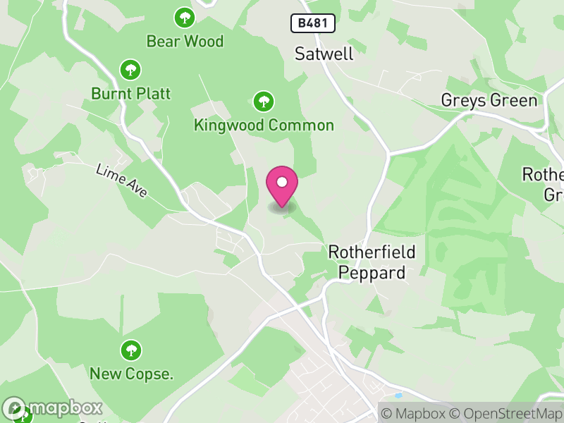 Map of Rotherfield Peppard, South Oxfordshire