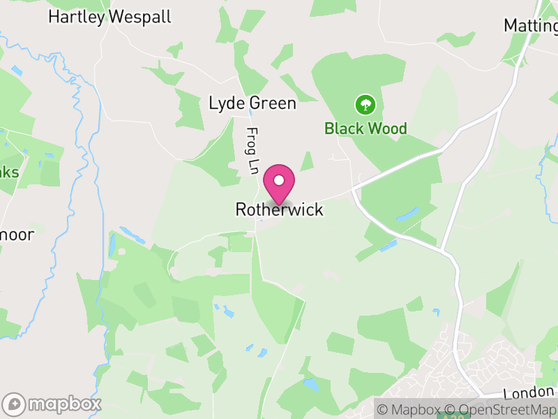 Map of Rotherwick, Hart