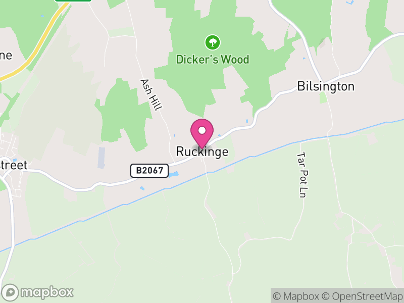 Map of Ruckinge, Ashford