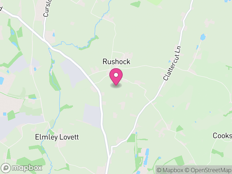 Map of Rushock, Wyre Forest