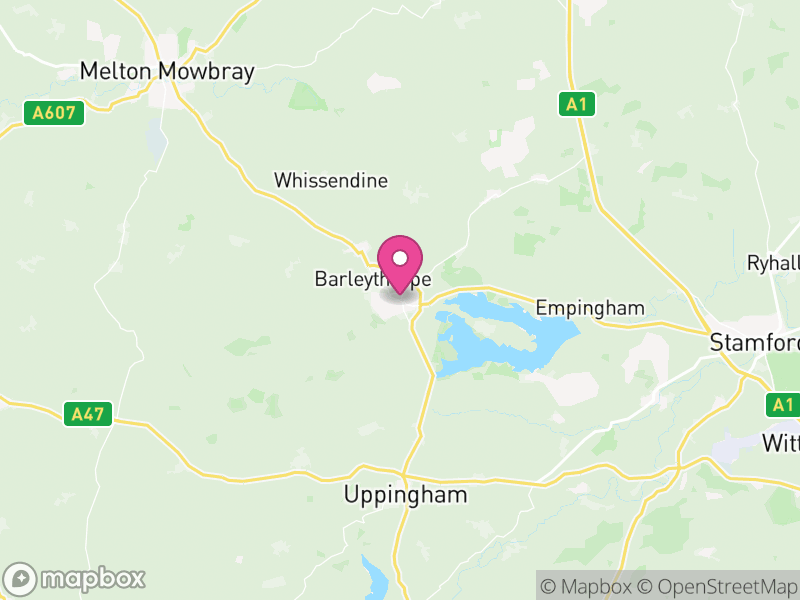 Map of Rutland, England