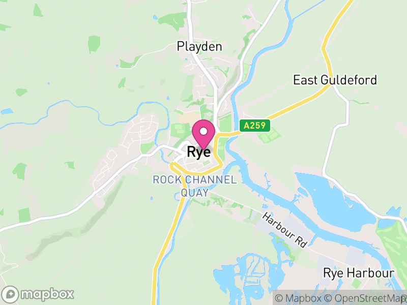 Map of Rye, Rother