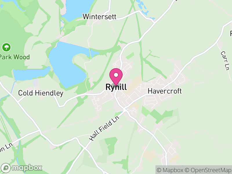 Map of Ryhill, Wakefield