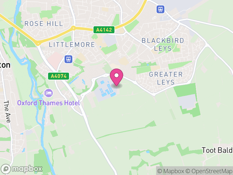 Map of Sandford-on-Thames, South Oxfordshire