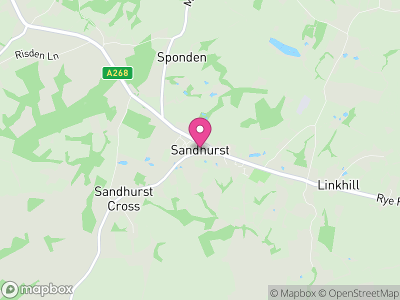 Map of Sandhurst, Tunbridge Wells