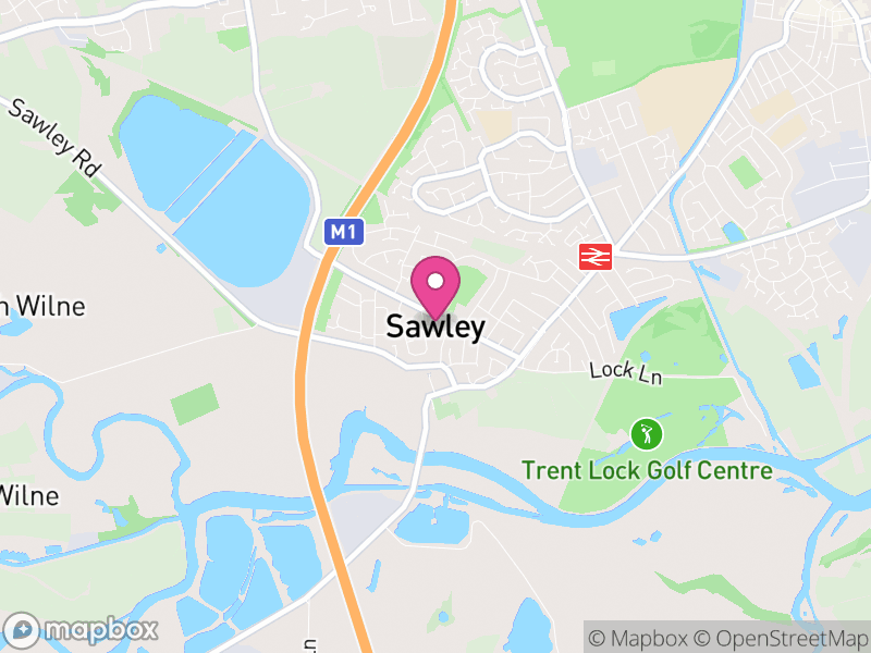 Map of Sawley, Erewash