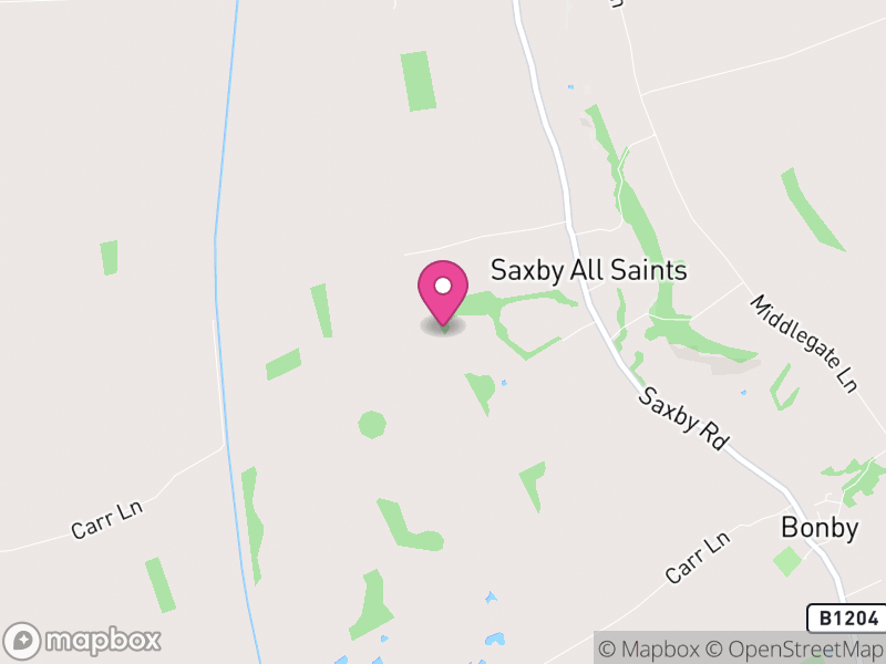 Map of Saxby All Saints, North Lincolnshire