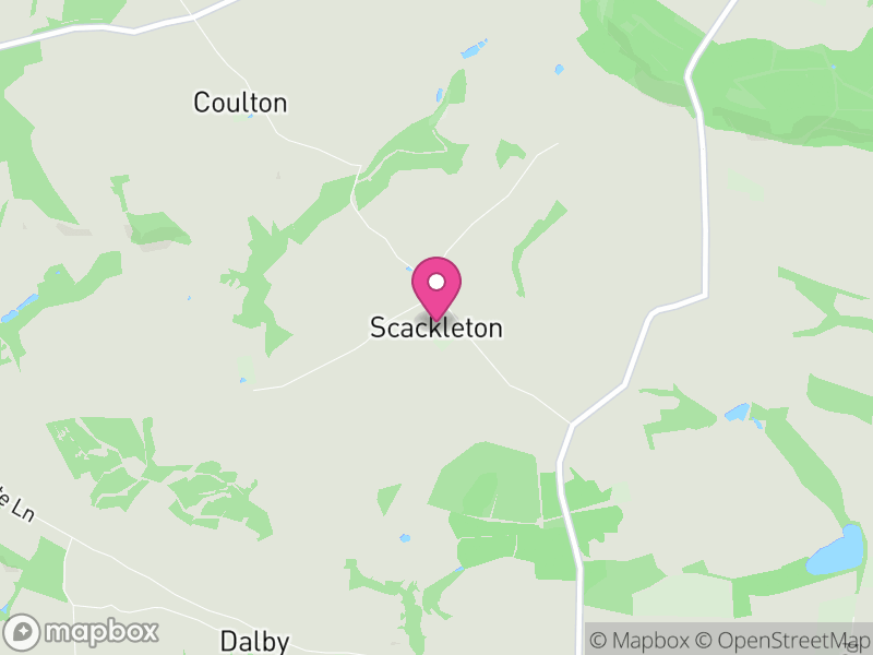 Map of Scackleton, North Yorkshire