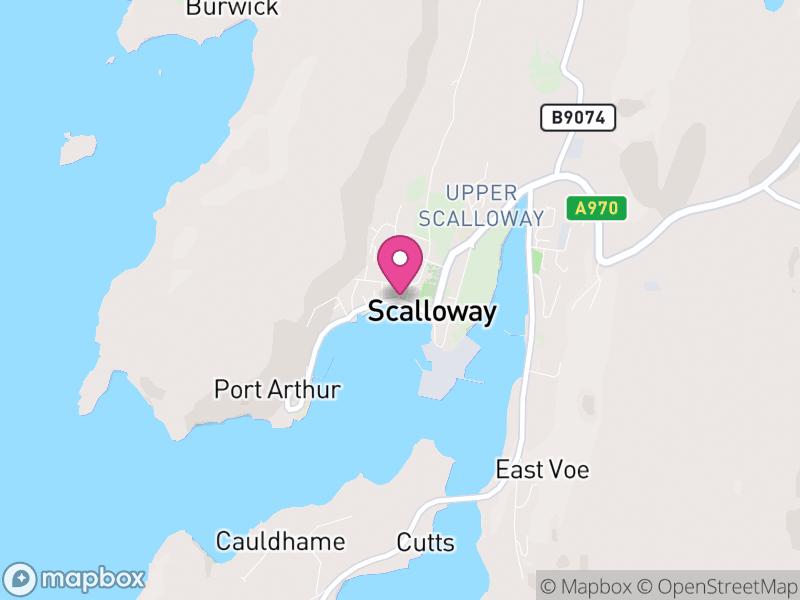 Map of Scalloway