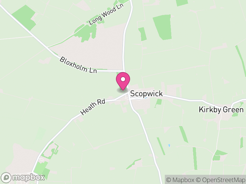 Map of Scopwick, North Kesteven
