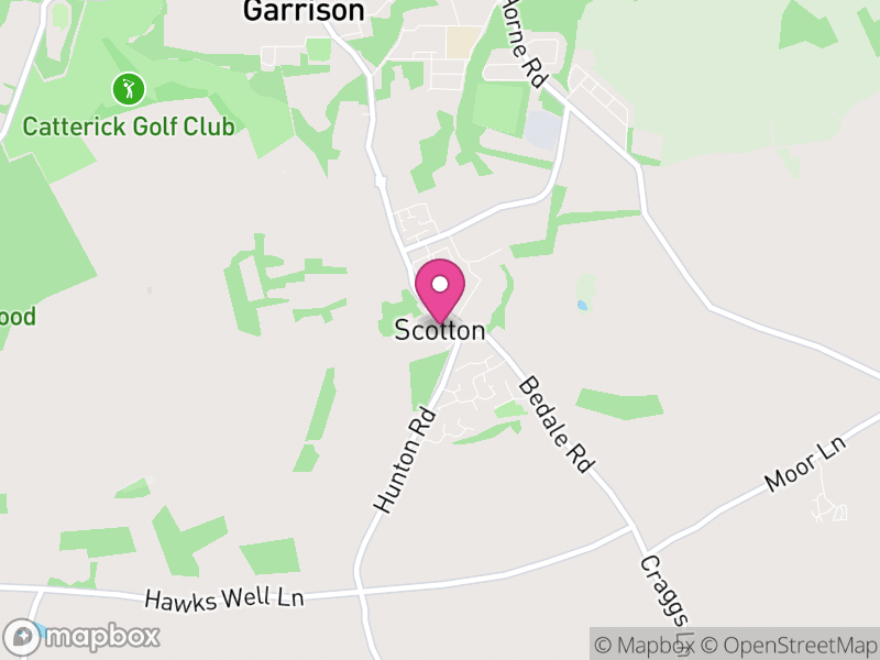 Map of Scotton, North Yorkshire